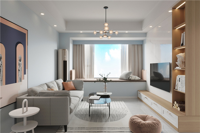 北歐風(fēng)客廳裝修效果圖