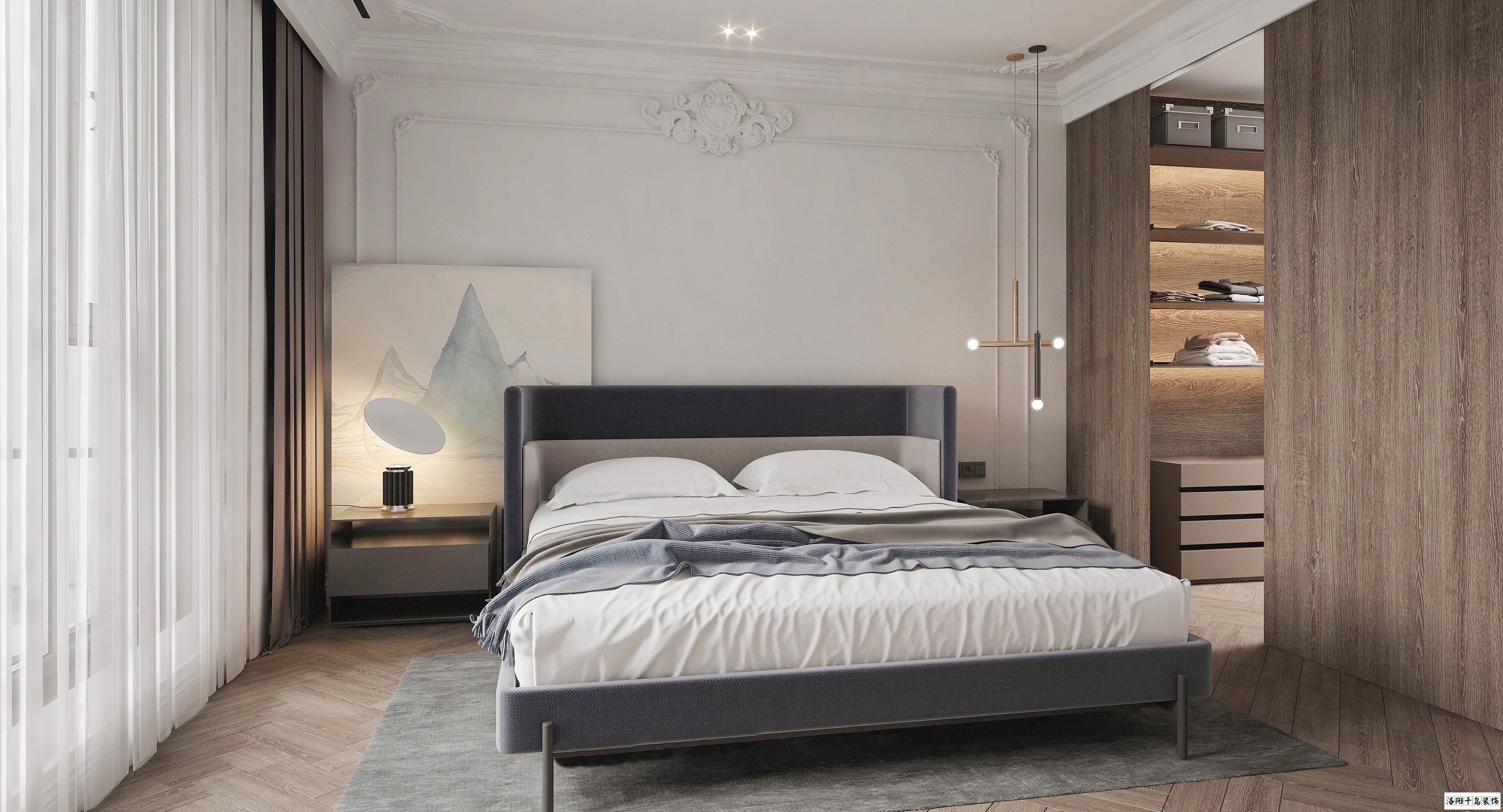 洛陽法式臥室裝修案例