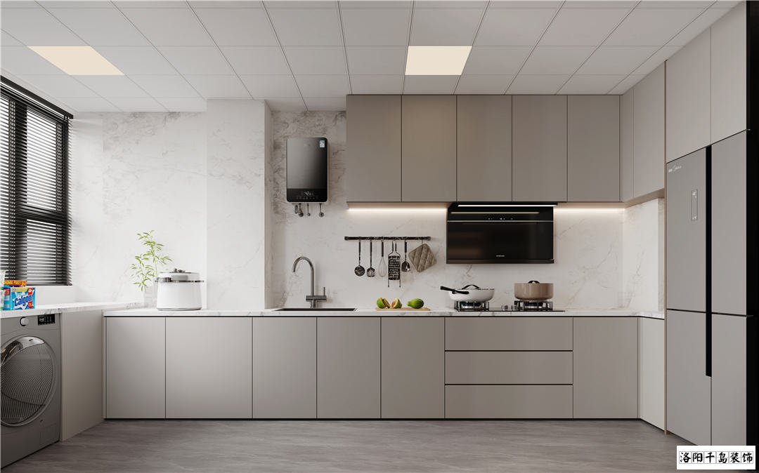 洛陽千島裝飾廚房裝修設(shè)計案例